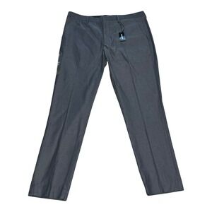 NEW Express Mens Extra Slim Dress Formal Pants Charcoal Textured Gray 32x32 NWT